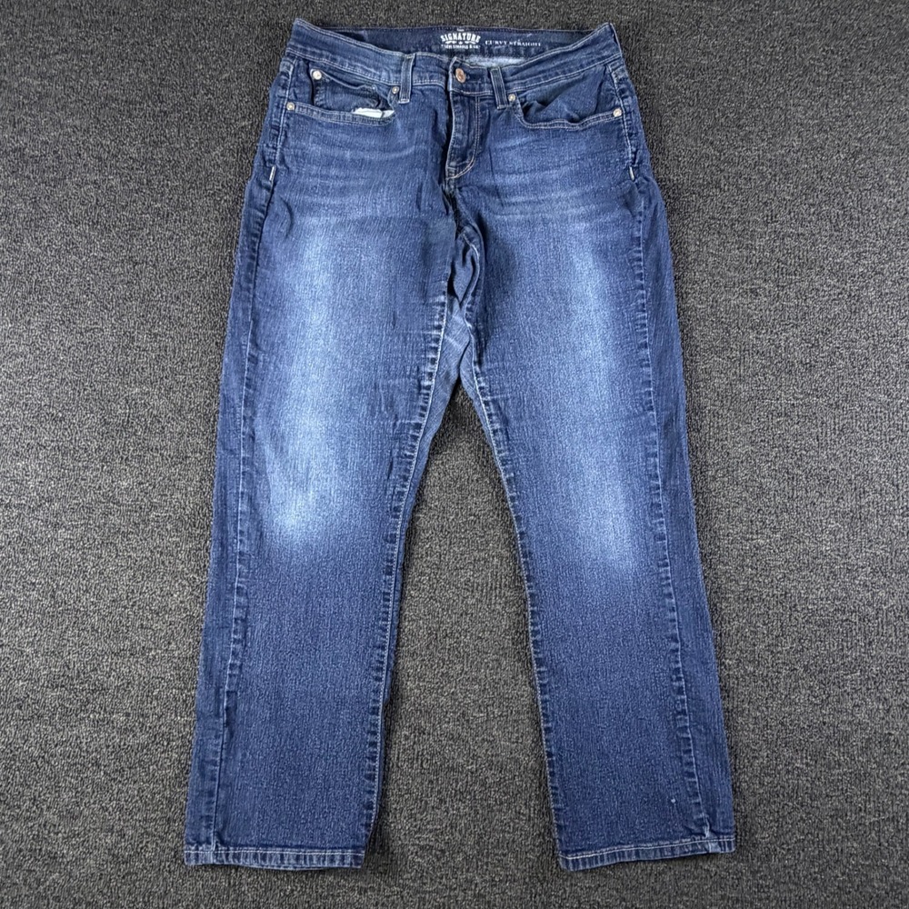 Signature by Levi Strauss & Co. Jeans Womens 31 (30x26) Curvy Straight Blue EUC